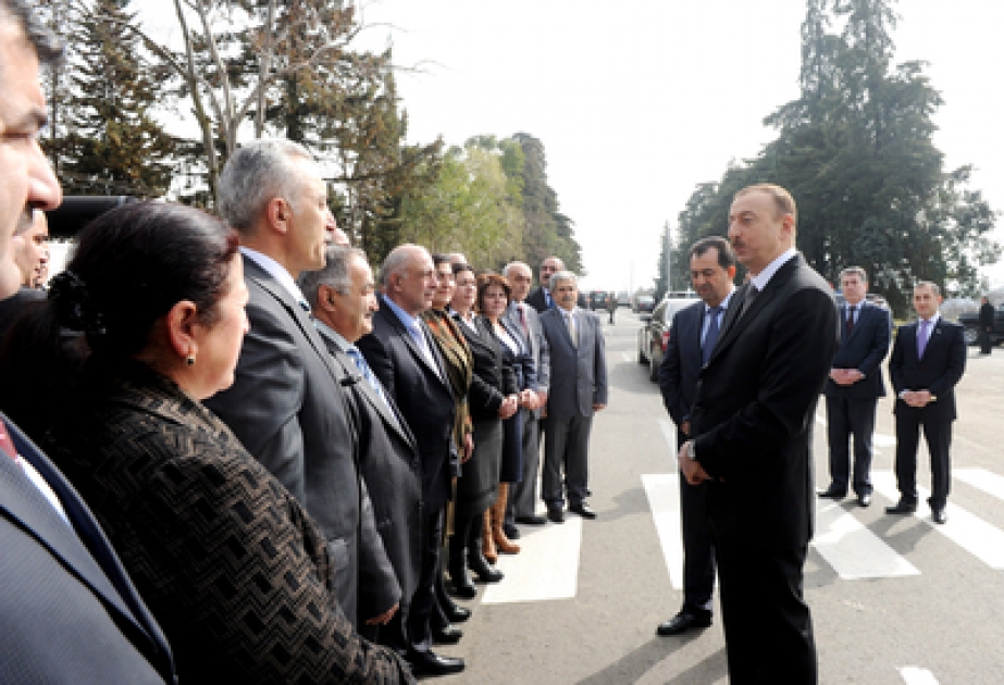 Le Président Ilham Aliyev a participé à l’ouverture de la route Kijaba- Ojakaran et Kijaba – Gatchimarda à Astara