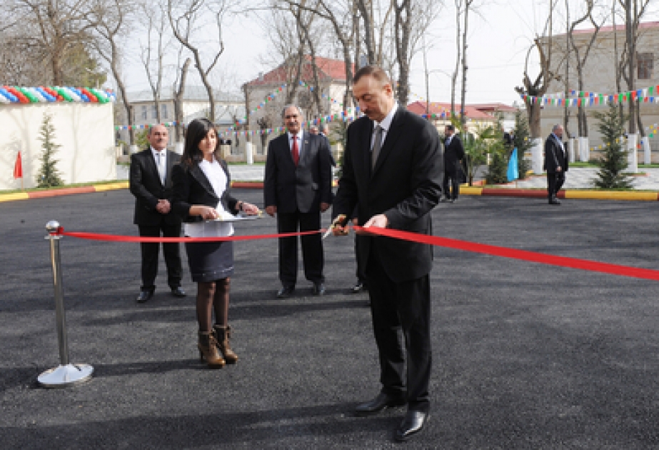 Le Président Ilham Aliyev a participé à l’inauguration du Centre de création d’enfant