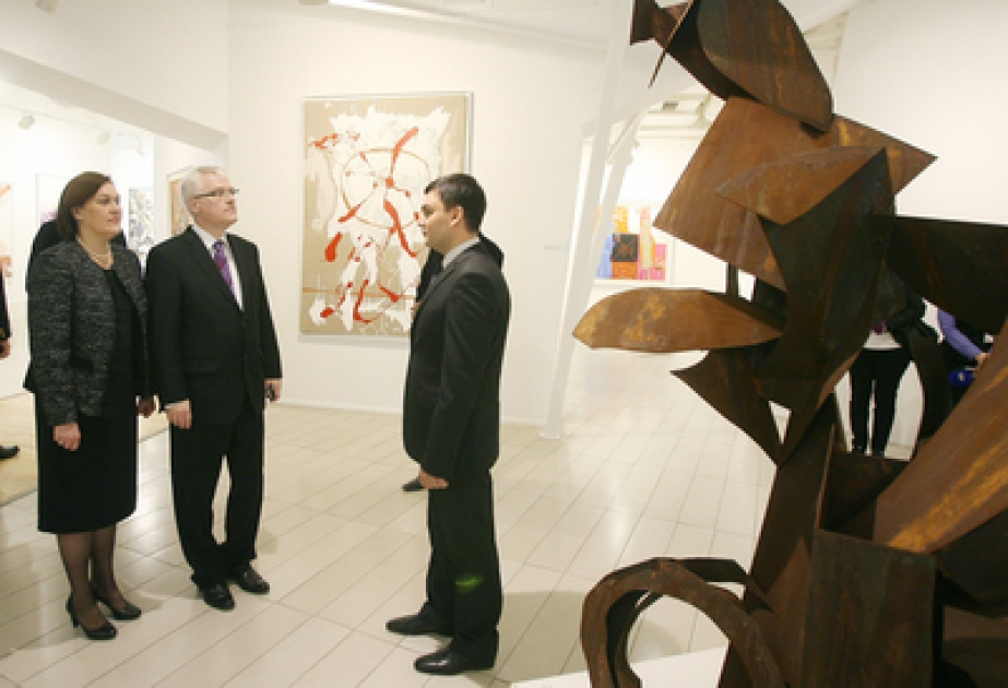Le président croate a eu de riches impressions du Musée de l’Art contemporain