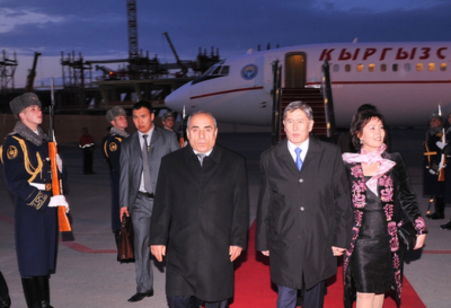 Le Président de la République kirghize Almazbek Atambayev est arrivé en visite officielle en République d’Azerbaïdjan