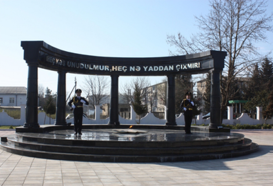 Masallıda 31 Mart - Azərbaycanlıların Soyqırımı Gününə həsr olunmuş anma mərasimi keçirilmişdir