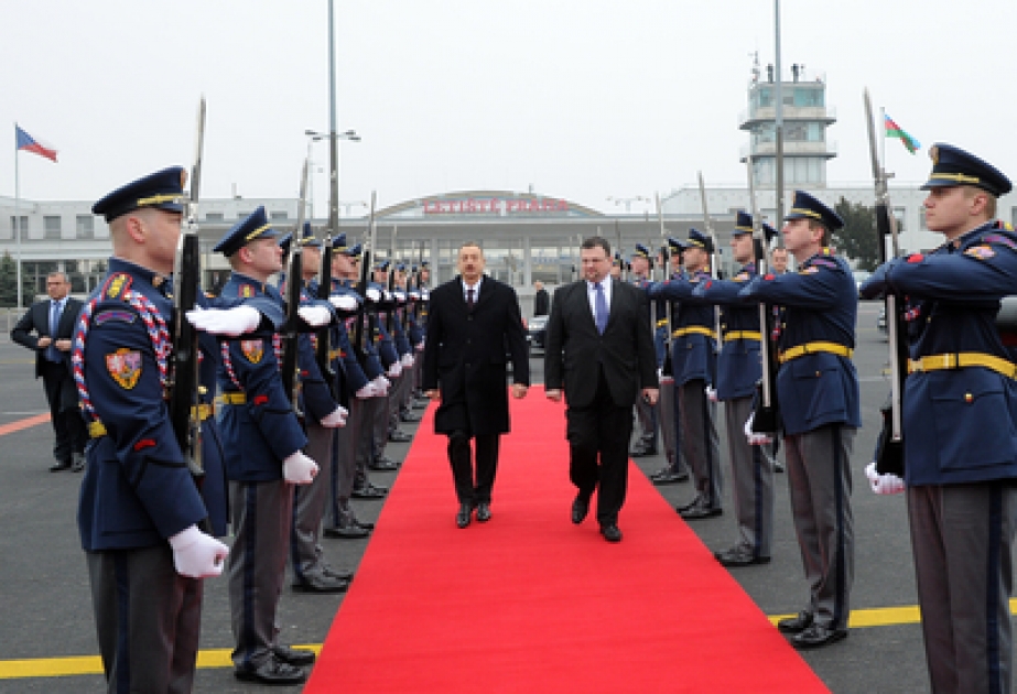 La visite d’Etat du Président de la république d’Azerbaïdjan Ilham Aliyev en République tchèque a pris fin