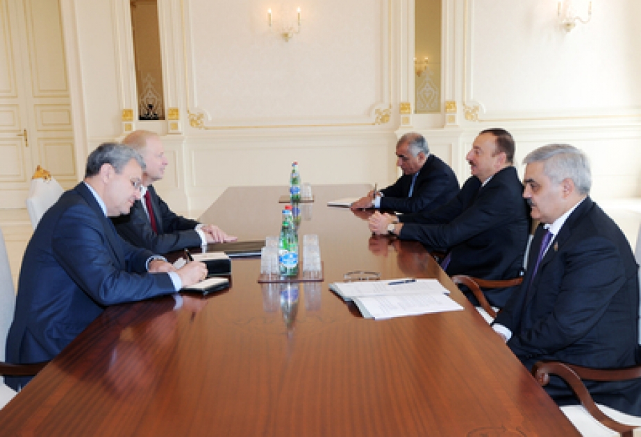 Le Président azerbaïdjanais Ilham Aliyev a reçu le directeur général de la compagnie bp