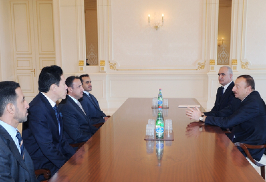 Le Président de la république d’Azerbaïdjan Ilham Aliyev a reçu Mohammed al- Shaybani, chef de l’administration de l’Emirat de Dubaï, directeur adjoint du comité budgétaire de Dubaï