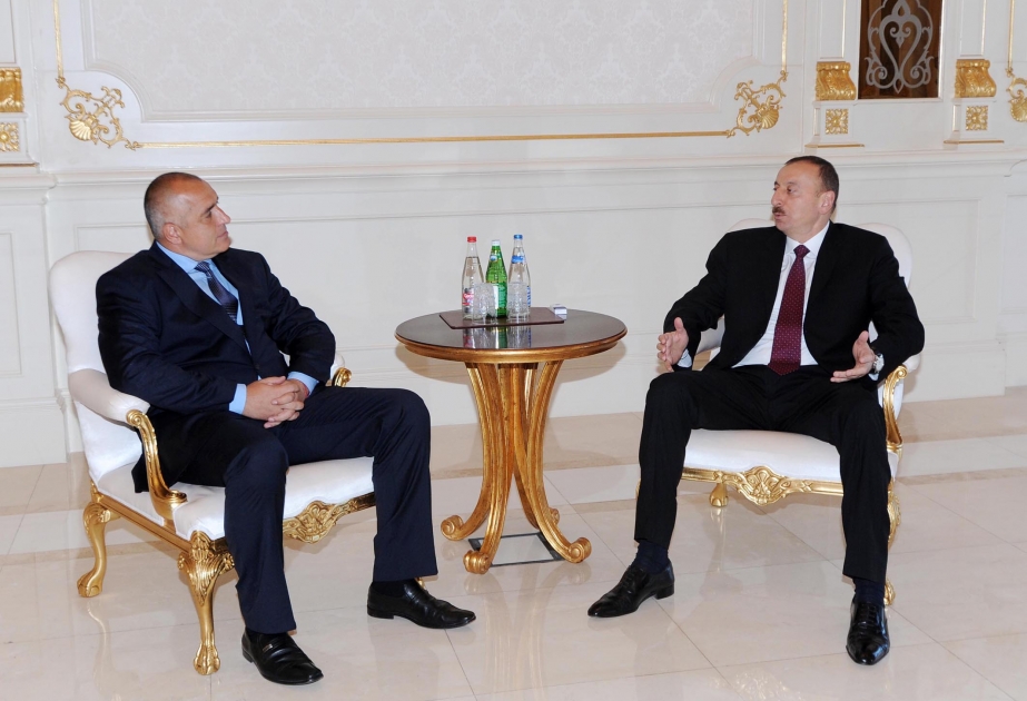 Azərbaycan Prezidenti İlham Əliyev Bolqarıstanın Baş naziri Boyko Borisovu qəbul etmişdir