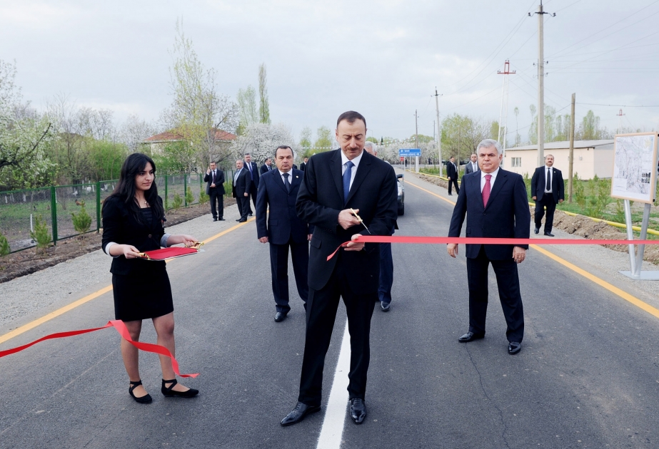 Qazaxbəyli-Aşağı Salahlı avtomobil yolunun açılışı olmuşdur