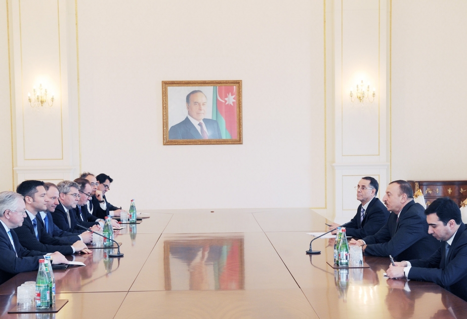 Azərbaycan Prezidenti İlham Əliyev Avronest Parlament Assambleyasının həmsədrinin başçılıq etdiyi nümayəndə heyətini qəbul etmişdir