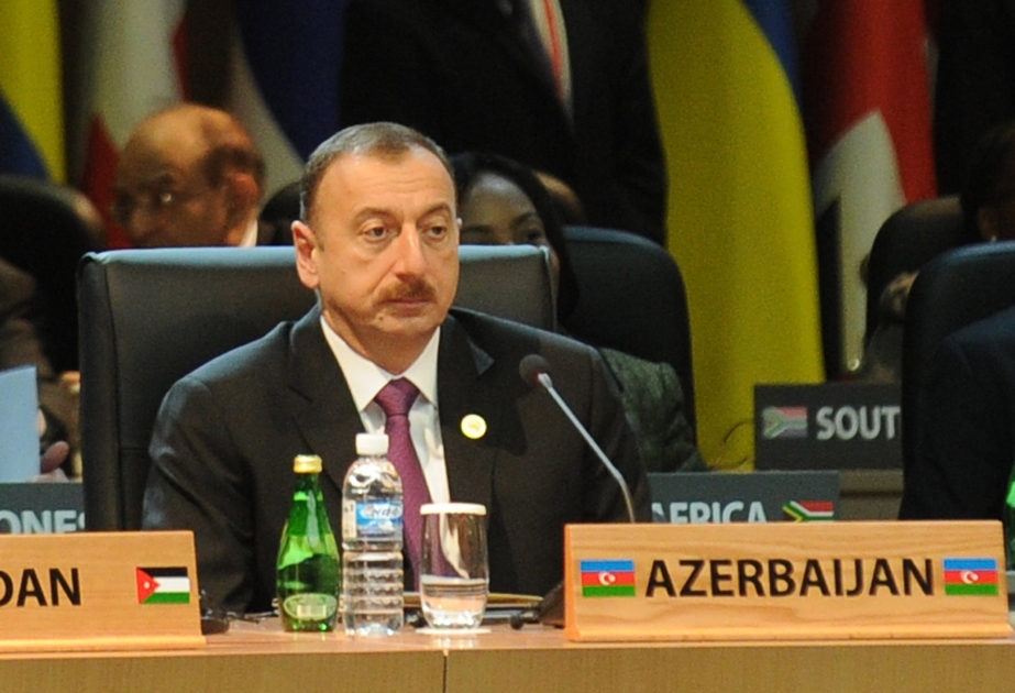 Prezident İlham Əliyev Seulda Nüvə Təhlükəsizliyi Sammitində çıxış etmişdir