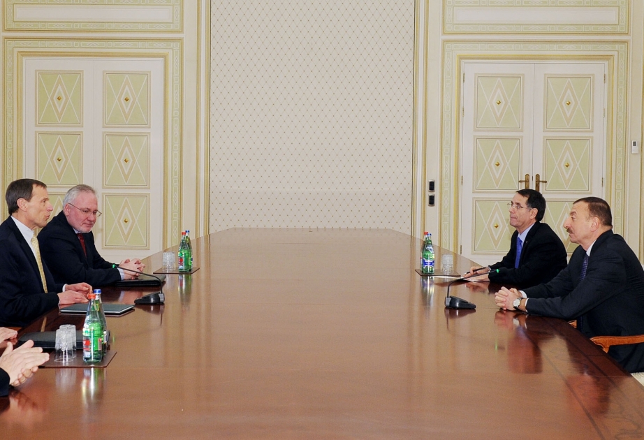 Azərbaycan Prezidenti İlham Əliyev ATƏT-in Minsk qrupunun həmsədrlərini və ATƏT-in hazırkı sədrinin xüsusi nümayəndəsini qəbul etmişdir