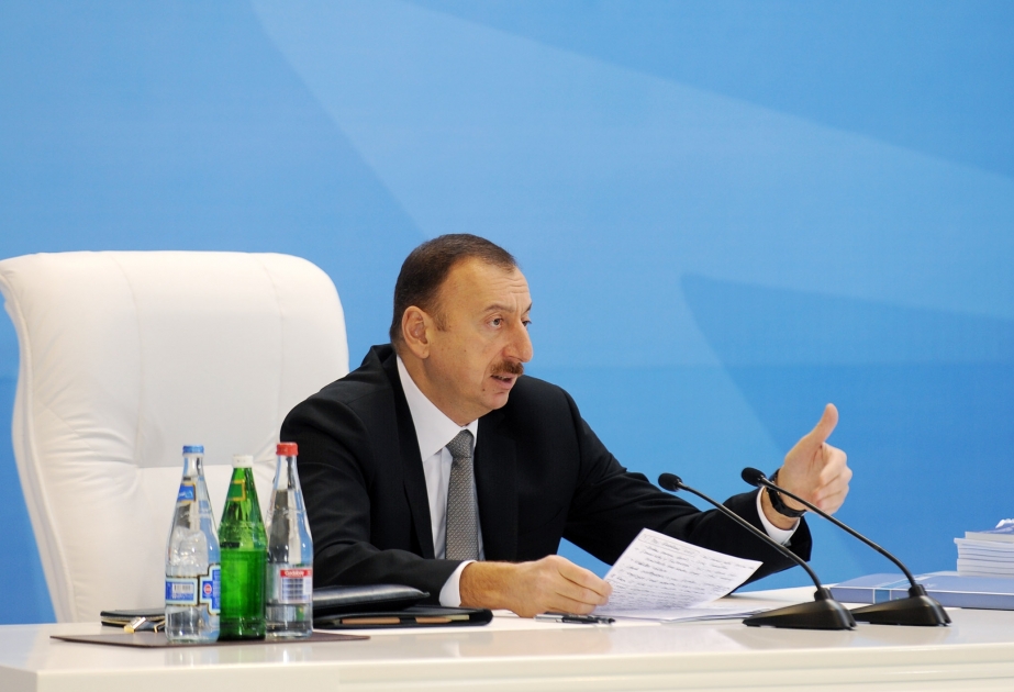 Regionların 2009-2013-cü illərdə sosial-iqtisadi inkişafı Dövlət Proqramının icrasının üçüncü ilinin yekunlarına həsr olunmuş konfrans keçirilmişdirAzərbaycan Prezidenti İlham Əliyev konfransda iştirak etmişdir