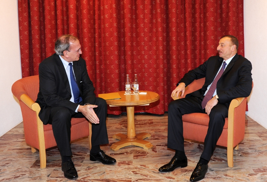 Azərbaycan Prezidenti İlham Əliyev “Edisson” şirkətinin baş icraçı direktoru Bruno Leskör ilə görüşmüşdür