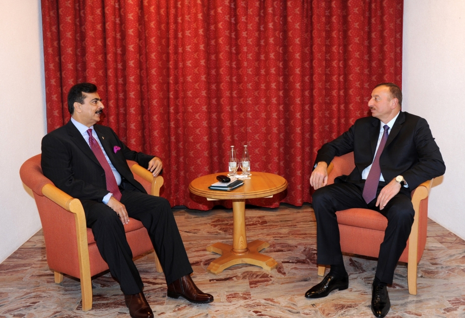 Azərbaycan Prezidenti İlham Əliyevin Pakistanın Baş naziri Sayed Yusuf Raza Gilani ilə görüşü