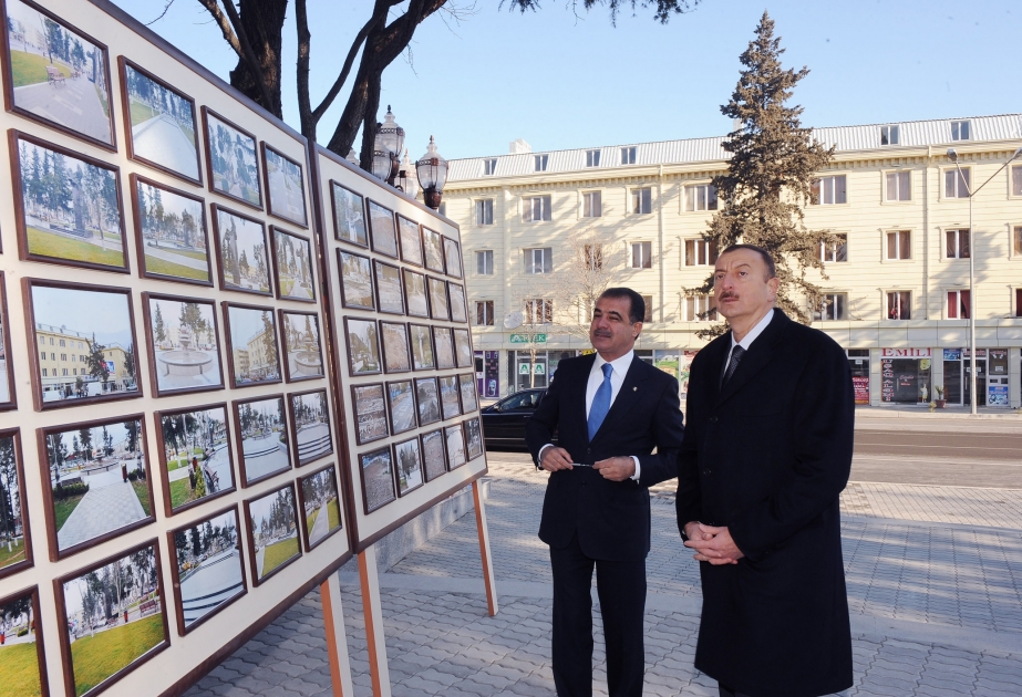 Qədim Gəncədə Nəriman Nərimanov parkı açılmışdır