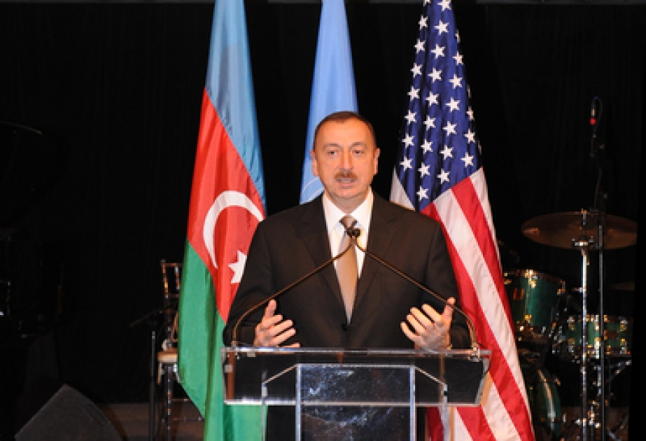 Une réception officielle est organisée du nom du Président Ilham Aliyev à l’occasion du 20e anniversaire de l’adhésion de l’Azerbaïdjan à l’ONU et de son élection en tant que le membre non permanent du Conseil de sécurité de l’ONU pour les années 2012- 2013