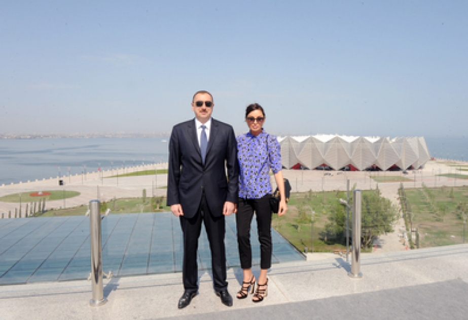 Le Président Ilham Aliyev a participé à l’inauguration de Baku Crystal Hall qui va abriter le Concours Eurovision de la chanson 2012