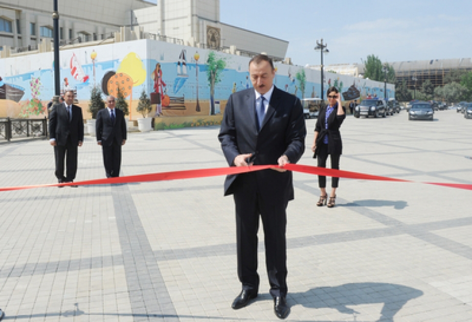 Le Président azerbaïdjanais Ilham Aliyev a pris part à l’ouverture de la partie récemment achevée du Parc National du bord de mer