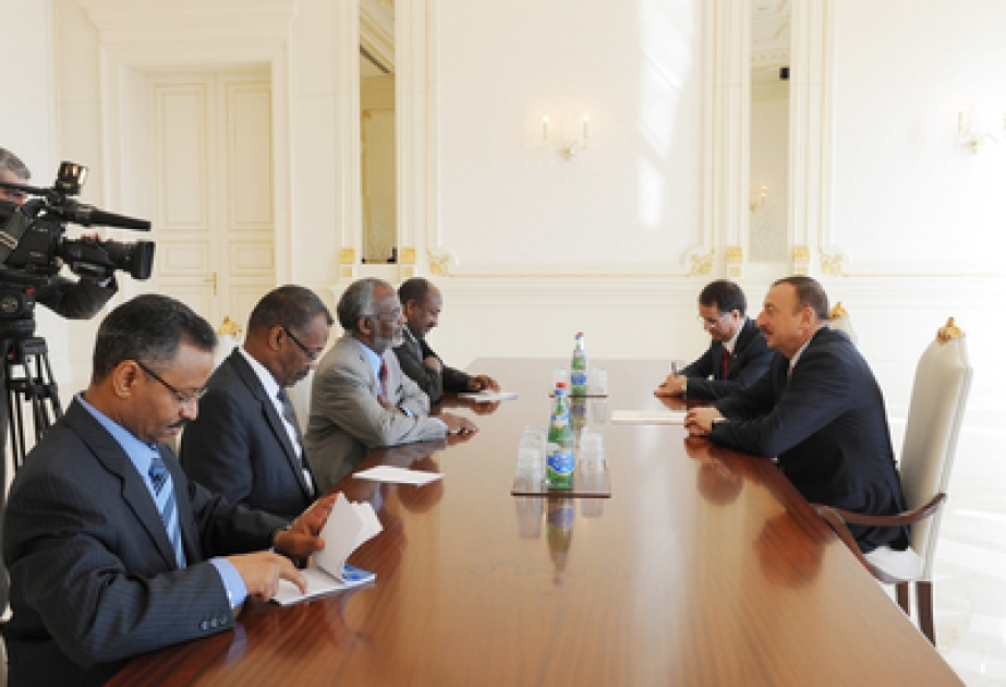 Le Président azerbaïdjanais Ilham Aliyev a reçu la délégation conduite par Ali Ahmed Karti, ministre soudanais des affaires étrangères