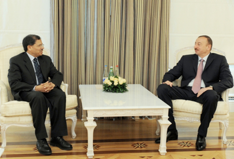 Le Président Ilham Aliyev a reçu Debnat Show, ambassadeur d’Inde en Azerbaïdjan