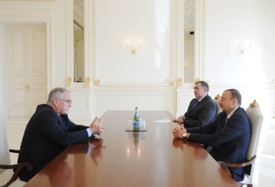 Le Président Ilham Aliyev a reçu Patrick McQuaid, président de l’Union cycliste internationale