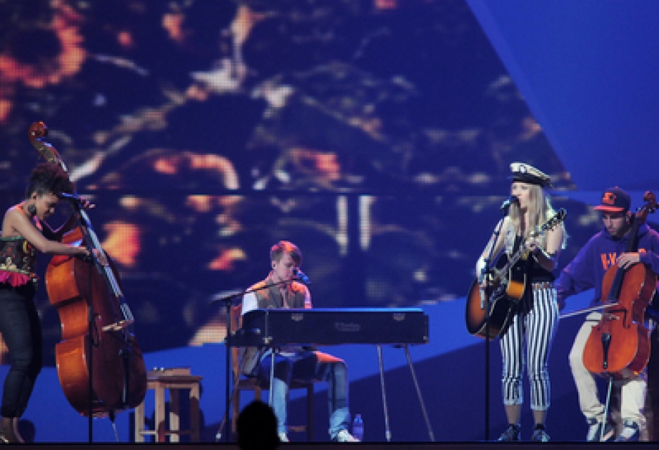 « Allume le feu ! » La représentante danoise a réalisé sa deuxième répétition sur la scène de Bakou