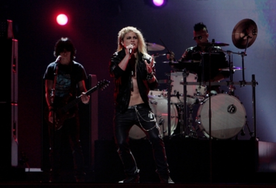 « Allume le feu ! » Max Jason Mai a effectué sa deuxième répétition sur la scène de la Salle Cristal de Bakou