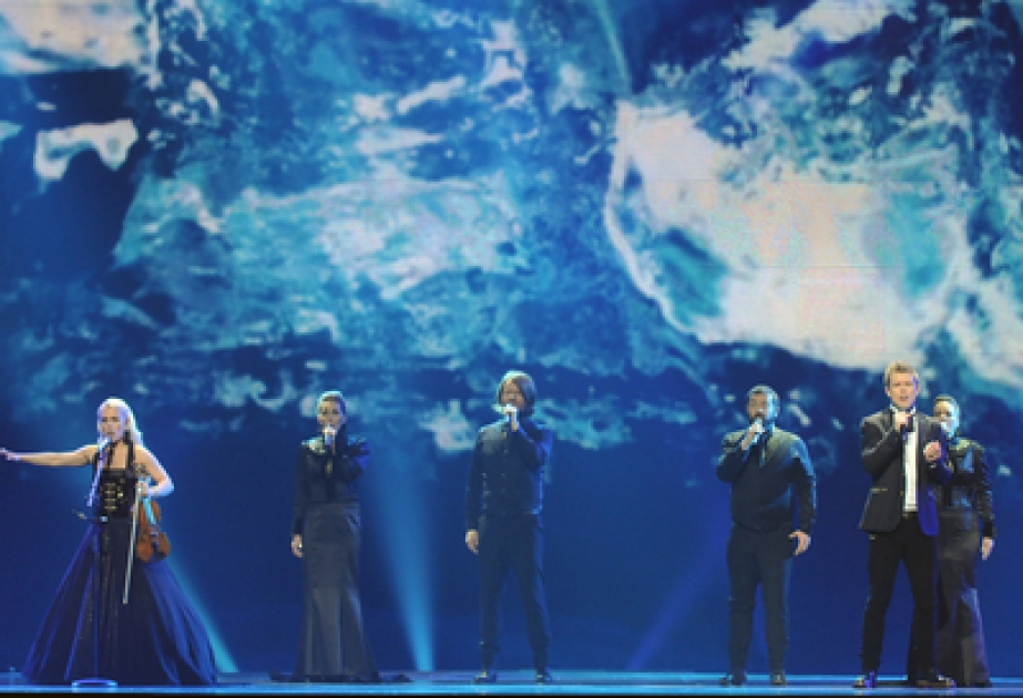 «Allume le feu ! »Les représentants de l’Islande sont sur la scène de la Salle Cristal de Bakou en première demi – finale