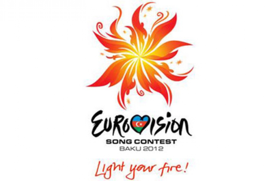 “Allume le feu!”Mariya Cherifovitch, Dima Bilan, Alexandre Rybak, Lena, Eldar et Nigar sont sur la scène de la Salle Cristal de Bakou