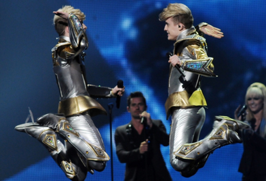 « Allume le feu ! »Les jumeaux irlandais sont sur la scène de la Salle Cristal de Bakou