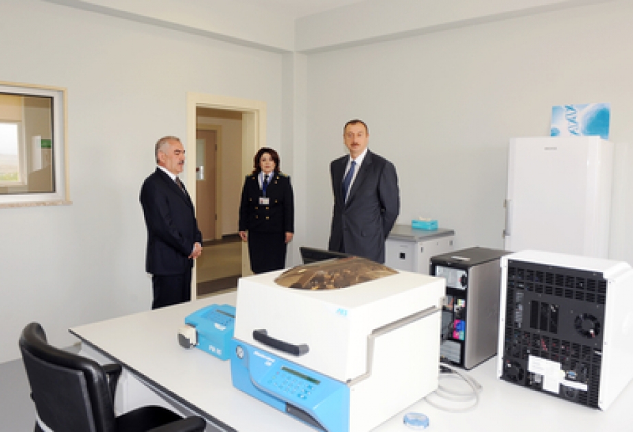 Le Président azerbaïdjanais Ilham Aliyev a participé à la cérémonie de l’inauguration du Bureau des Douanes de la ville de Nakhitchevan