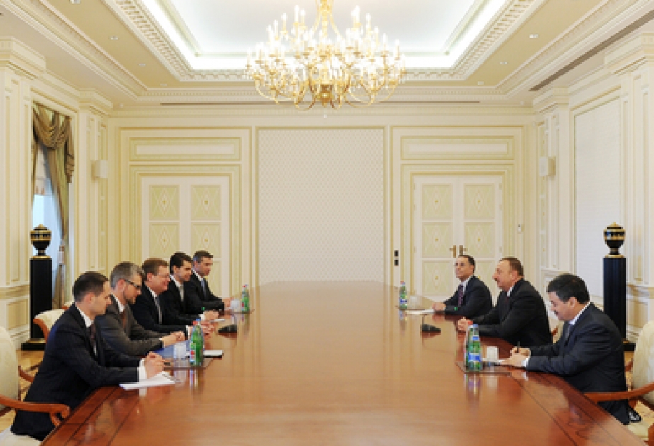 Le président azerbaidjanais Ilham Aliyev a reçu la délégation conduite par le ministre ukrainien des affaires étrangères