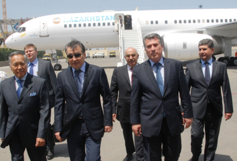 Le président du Sénat du Kazakhstan est arrivé en visite officielle en Azerbaïdjan
