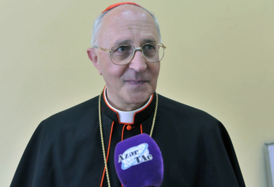 “Atmosphere of exemplary tolerance exists in Azerbaijan,” Cardinal Fernando Filoni