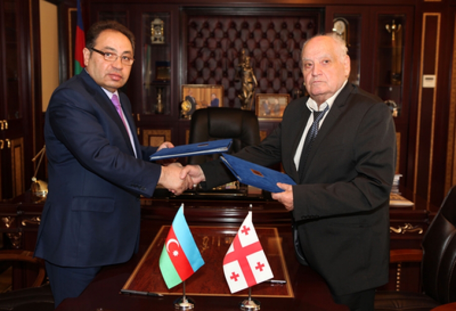 Un mémorandum de compréhension a été signé entre l’Université d’Etat de Bakou et l’Académie Nationale des Sciences de Géorgie