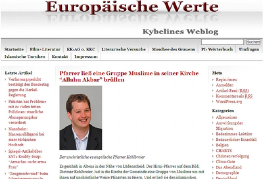 In einer der lutherischen Kirchen in Deutschland zu Gott gebetet