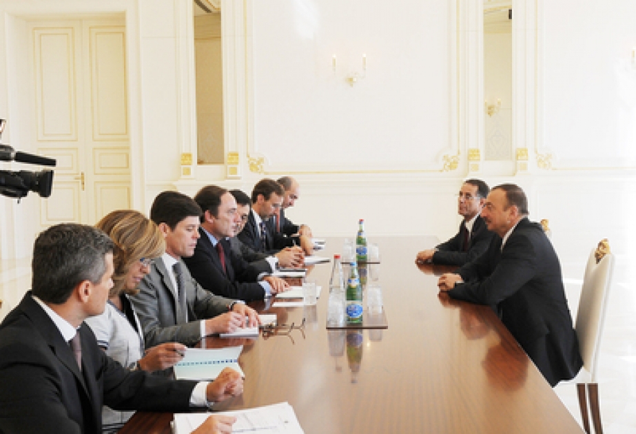 Le président azerbaïdjanais Ilham Aliyev a reçu la délégation conduite par le ministre portugais des affaires étrangères