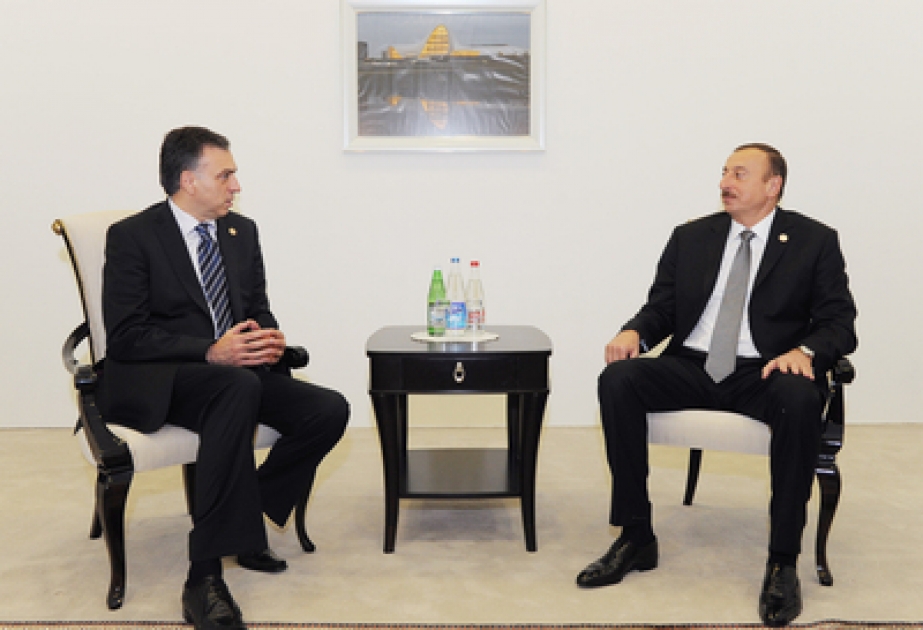 Le président azerbaïdjanais Ilham Aliyev a reçu son homologue monténégrin Filip Vujanovic