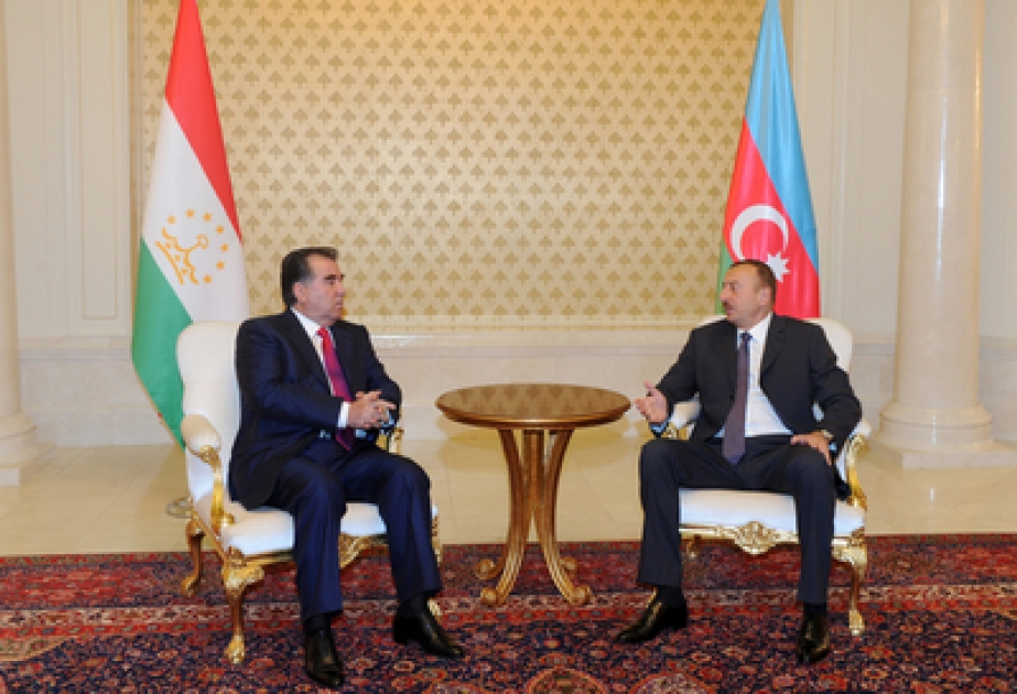 L’entretien en tête à tête du président azerbaïdjanais Ilham Aliyev avec son homologue tadjik Emomali Rahmon