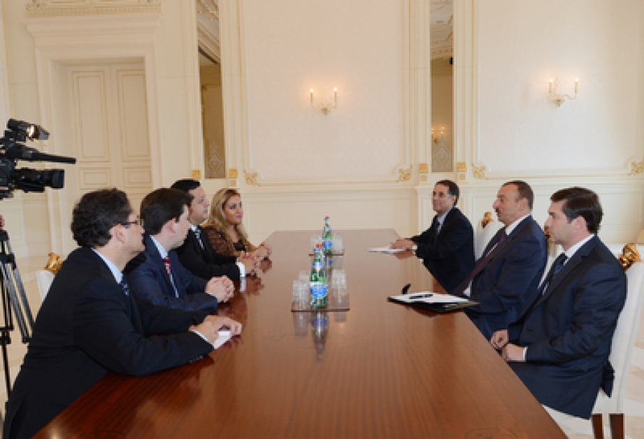 Le président azerbaïdjanais Ilham Aliyev a reçu la délégation conduite par le président de la Chambre des Députés du Mexique