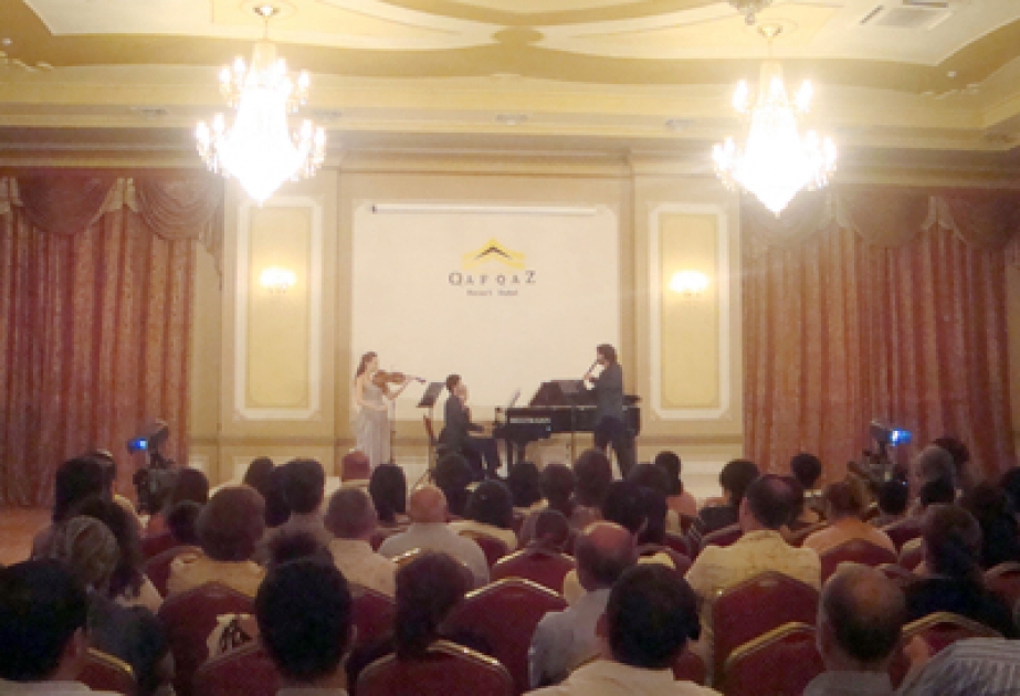 Une soirée de la musique de chambre avec la participation des jeunes musiciens azerbaïdjanais et russe a eu lieu dans le cadre du IVe Festival international de musique de Gabala
