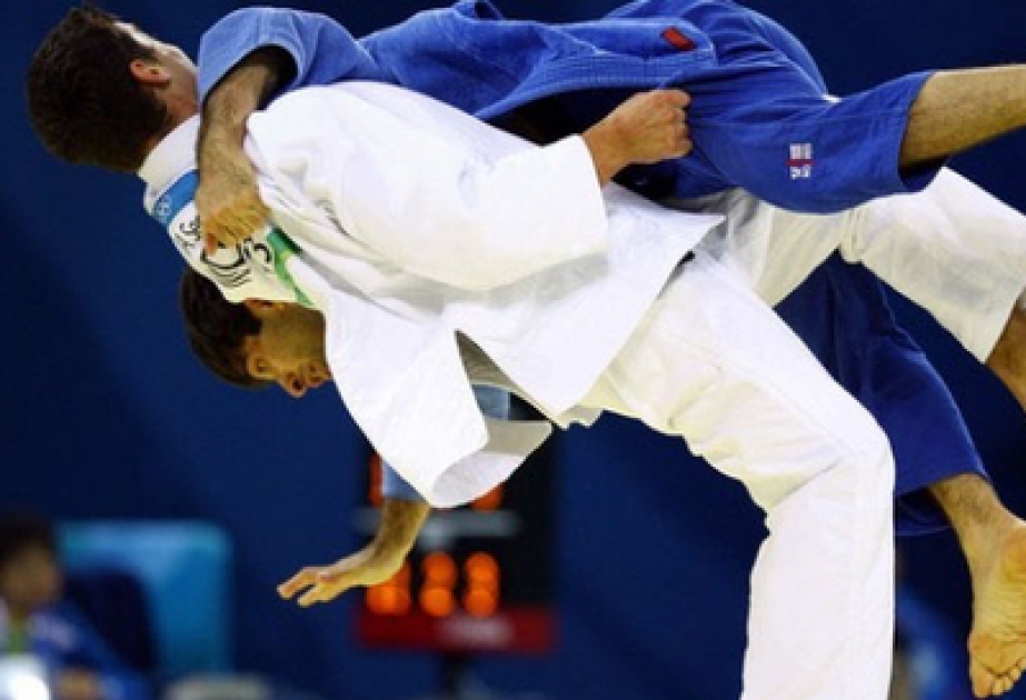  Le judoka azerbaïdjanais Rustam Oroudjov a remporté sa première victoire aux Jeux olympiques de Londres

