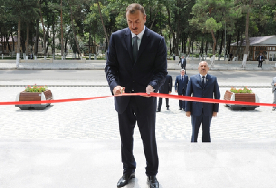 Le président Ilham Aliyev a assisté à l’ouverture du Centre de création Heydar Aliyev à Djalilabad
