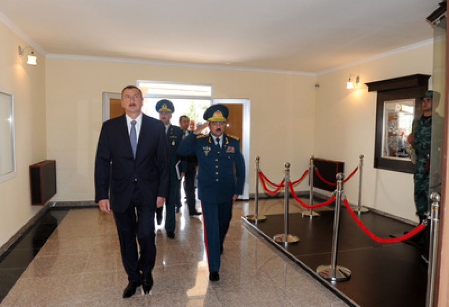 Le président Ilham Aliyev a participé à l’ouverture de la garnison frontalière de Lenkoran du Service frontalier d’Etat suite à sa reconstruction