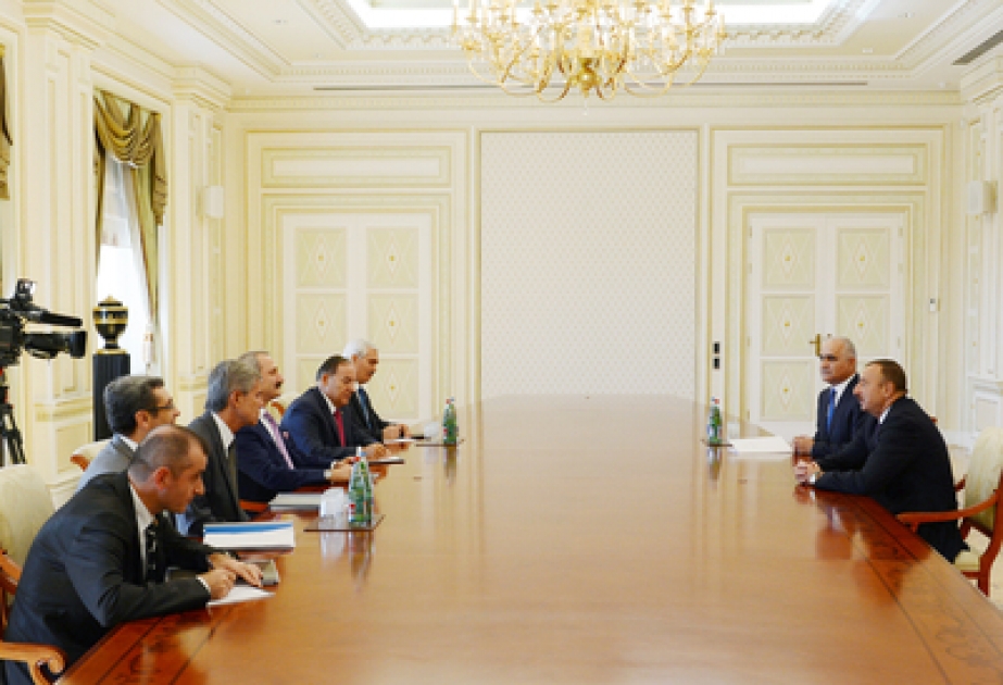 Le président azerbaïdjanais Ilham Aliyev a reçu la délégation conduite par Zafer Caglayan, ministre turc de l’Economie