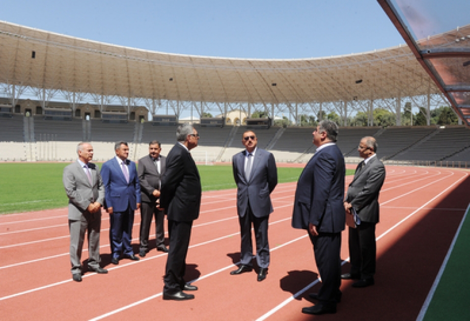 Le président azerbaïdjanais M. Ilham Aliyev a participé à l’inauguration du Stade de la République Tofig Bahramov après sa reconstruction