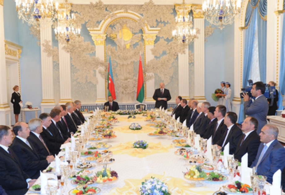 Un dîner en l’honneur du président azerbaïdjanais