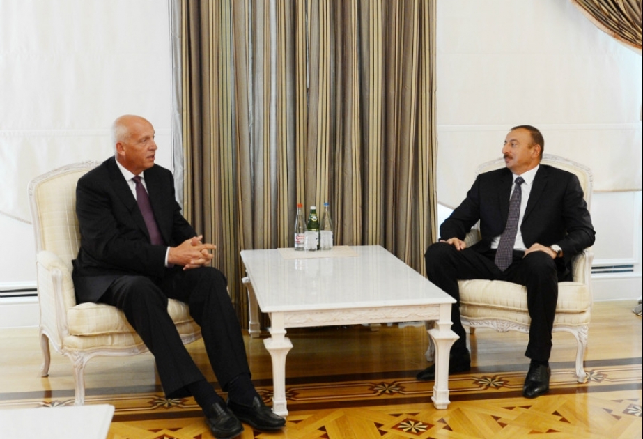 Azərbaycan Prezidenti İlham Əliyev “TeliaSonera” şirkətinin prezidentini qəbul etmişdir