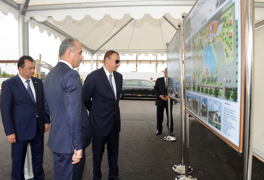 Lənkəranda otel kompleksinin təməlqoyma mərasimi olmuşdur