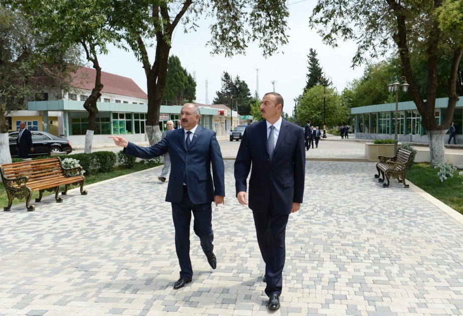 Cəlilabaddakı istirahət parkında görülən yenidənqurma işləri ilə tanışlıq