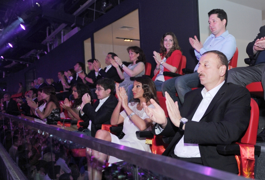 Azərbaycan Prezidenti İlham Əliyev “Eurovision-2012” mahnı müsabiqəsinin final mərhələsini izləmişdir
