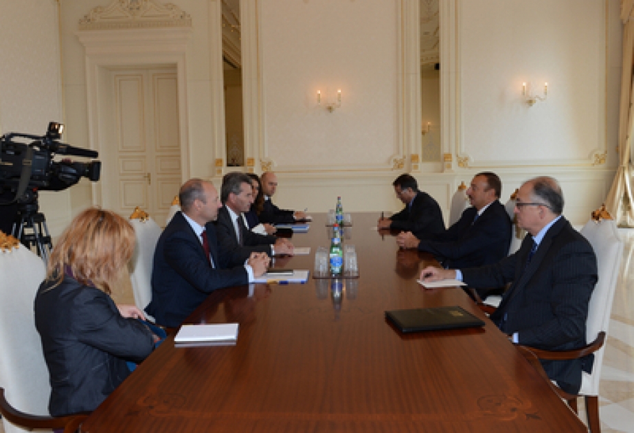 Le président azerbaïdjanais M. Ilham Aliyev a reçu le commissaire européen chargé de l’énergie